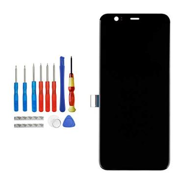 Imagem de Vvsialeek Tela OLED de substituição compatível com Google Pixel 4 G020M G020I 5,7 polegadas tela sensível ao toque com kit de ferramentas (preto)