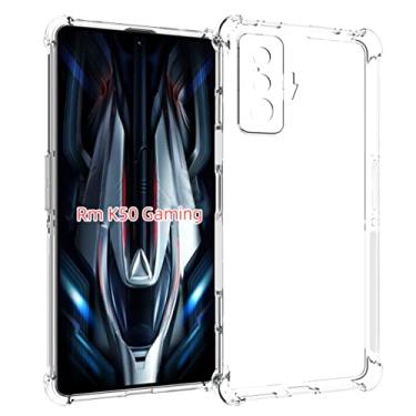 Imagem de USTIYA Capa para Xiaomi Poco F4 GT K50 Gaming Clear TPU Quatro Cantos Capa Transparente Macio funda