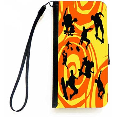 Imagem de Rikki Knight Capa carteira flip psicodélica para iPhone com aba magnética para Apple iPhone 5c