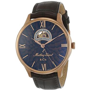 Imagem de Mathey-Tissot Edmond LE Relógio masculino automático de coração aberto MC1886PI, Moderno