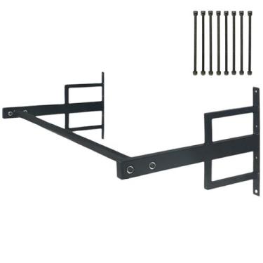 Imagem de Barra 1 Metro Fixa Pra Musculação Treino Academia + Passante - XPROSHA