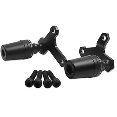 Imagem de Acc-Creativity Motocicleta CNC Alumínio Motor Crash Guard Case Frame Sliders Protector Proteção contra quedas Compatível com Yamaha XJ6 XJ6N XJ-6N 2009-2015 (Titânio)