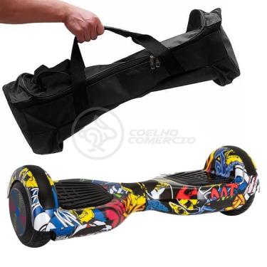 Imagem de Hoverboard Infantil Skate Elétrico Arte Urbana Led Grafite