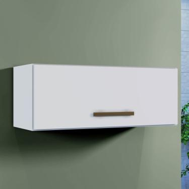 Imagem de Armario Aereo Atenas Kaiki Móveis Branco