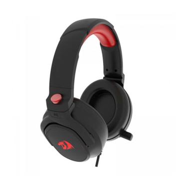 Imagem de Headset Gamer H399 Rgb Couro Sintético Nireus Redragon Preto