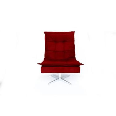 Imagem de Poltrona Decorativa Nilla Chaise Tecido Liso