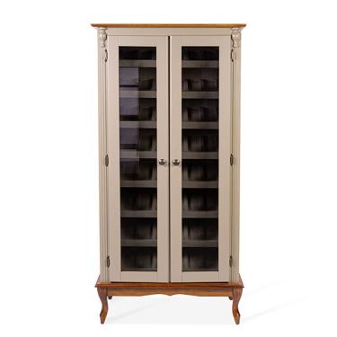 Imagem de Adega Antique Com 2 Portas De Vidro - 2073-V Cor Laca - Nude