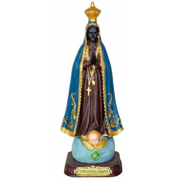 Imagem de Santa Imagem Nossa Senhora Aparecida Resina 20,5cm