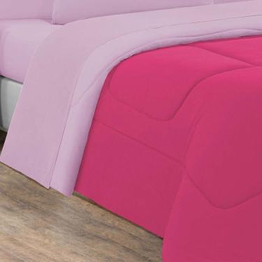 Imagem de Edredom Malha 100% Algodão Gran Moratta 1 Peça Queen - Pink-rosa Bebê