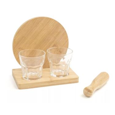 Imagem de Kit Bar Em Bambu Para Drink