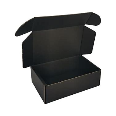 Imagem de CH-BOX Caixas De Remessa Pequenas 6X4X2'', Pacote Com 25, Papelão Ondulado Preto Para Correspondência Comercial (Cm642B25)