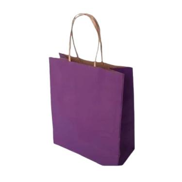 Imagem de 40 Sacolas De Papel M Roxa