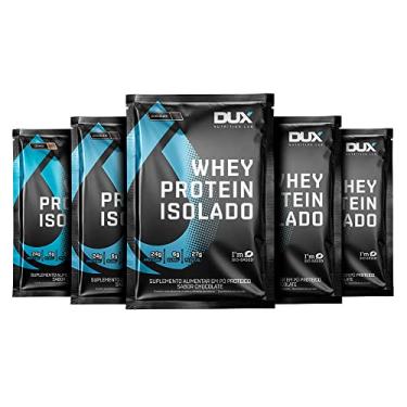 Imagem de Kit 5 Sachês Whey Protein Isolado 27g – Sabores Variados – Ganho Muscular e Absorção Rápida – Dux Human Health