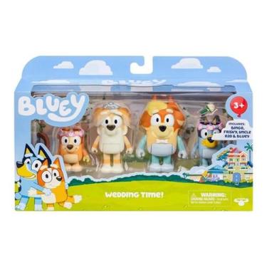 Imagem de Moose Bluey E Amigos Vestido De Casamento Estilo Quatro Peças Figuras 