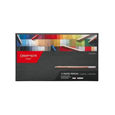 Imagem de Lápis Pastel Seco 76 Cores Caran d’Ache