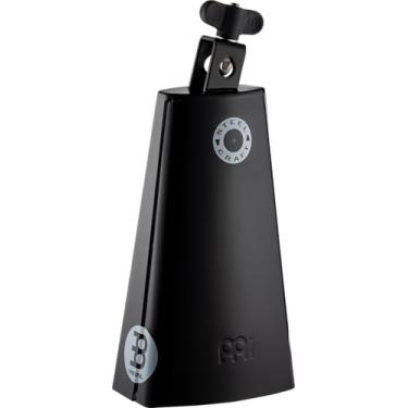 Imagem de Meinl Percussion Cowbell com aço revestido em pó preto e braçadeira de montagem, boca de 21,5 cm - não é feito na China - perfeito para jogadores de Timbale