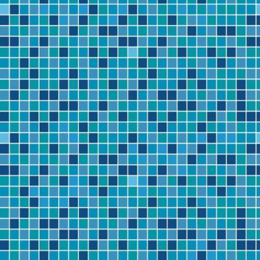 Imagem de Papel de Parede Lavável Pastilhas Azul-Piscinas 18m - Colaí