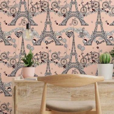 Imagem de Papel De Parede Adesivo Viagem Paris N014109 0,58x2,5M - Adesivo BR