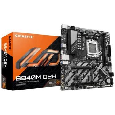 Imagem de Placa Mãe Gigabyte B840M D2H AM5 2xDDR5 Chipset B840 mATX