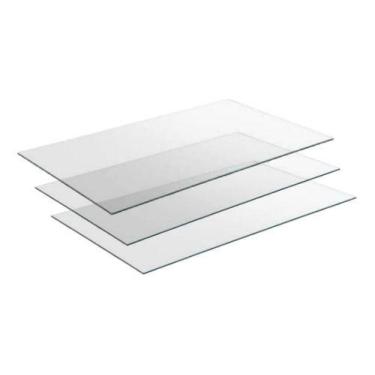 Imagem de Kit 3 Vidros Expositor Balcão Vitrine Para Loja 50x30 4mm - Vidros p/ 