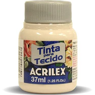 Imagem de Acrilex Fosca Tinta para Tecido, Bege (Areia), 12 x 37 ml