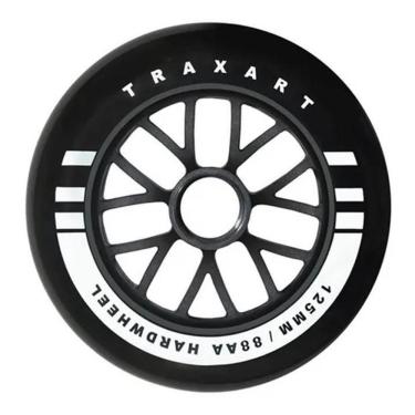 Imagem de Roda Para Patins 125 Mm Traxart 88aa Cor Preto (jg C 3)