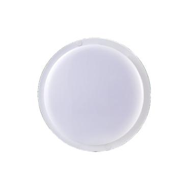 Imagem de Kit 8 Luminárias Tartaruga 18w Redonda Branco Fria Bivolt