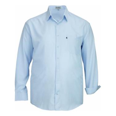 Imagem de Camisa Social Manga Longa Não Amassa Plus Size Até Tam10 832 - AMIL CO