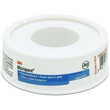Imagem de Fita Médica Microporosa Micropore 3M - Branca - 12,5mm x 10m