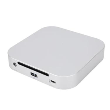Imagem de Jectse Tipo C Hub de Alumínio Stand para Mac Mini M4 Dock Com 10 Gbps USB AX3, M.2SSDX2 Cartão de Memória de Armazenamento 40 Gbps Largura de Banda PCIE 4.0M.2 Slots, Fácil (Plugue da UE)