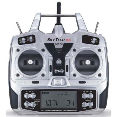 Imagem de Rádio Controle  Aeromodelismo 6CH Ace Hobbies TS6I 2.4GHZ