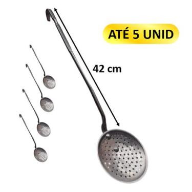 Imagem de Espumadeira para Arroz 42 cm Alumínio Talher para Cozinha Industrial -