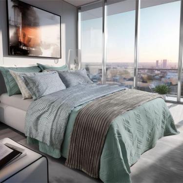 Imagem de Jogo de Cama King Living Art 300 Fios Cetim 100 Algodão - Corttex, LIV