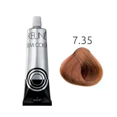 Imagem de Tonalizante Loiro Médio Chocolate Semi Color 7.35 Keune 60Ml-Unissex