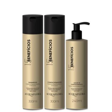 Imagem de Kit Shampoo, Condicionador e Leave-In 15 Benefícios | Acquaflora