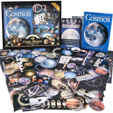 Imagem de Kit de suprimentos para scrapbooking: kit de scrapbook de estética vintage, suprimentos de diário de lixo com papel adesivo, material de diário, presente de artesanato de aniversário para meninas