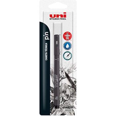 Imagem de Caneta Técnica 0.1 mm Pin Fine Line, Uni-Ball, CZ Escuro, Blister com 1 unidade