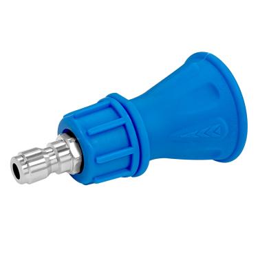 Imagem de Luojiedejinbiao Protetor de bocal de arruela de pressão de 25° 3.0 orifício de substituição da arruela elétrica protetor de bocal de borracha para lavagem de carro Conexão rápida de 0,6 cm - Universal