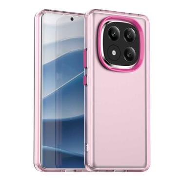 Imagem de SharkProten Capa para Xiaomi Redmi Note 14 Pro Plus 5G / Redmi Note 14 Pro+ 5G, TPU macio, antiimpressões digitais, à prova de choque, translúcida, traseira fina, para Redmi Note 14 Pro Plus 5G (17 cm