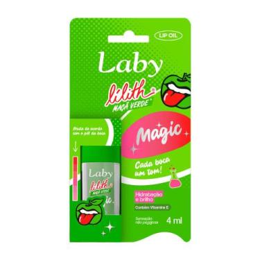Imagem de Lip Oil Laby Lilith Magic Maça Verde Muda de Acordo com o PH da Boca 4