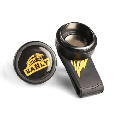 Imagem de Banly Suporte de giz de piscina com clipe de cinto fixo, giz de bolso com clipe magnético portátil, mini suporte de giz de bilhar, caixa de giz para taco de bilhar