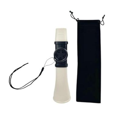 Imagem de simhoa Flauta Kazoo Boca Festa Lembrancinhas Fácil de Aprender Presente Portátil Instrumento Musical Brinquedo para Piano Guitarra Teclado Ukulele Iniciante, Meio Preto