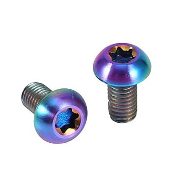 Imagem de T25 Liga de Titânio Parafusos de Bicicleta Prendedor 12pcs Parafusos Leve Resistente à Corrosão Resistente Esportes Corrida Automotiva (M5x10)