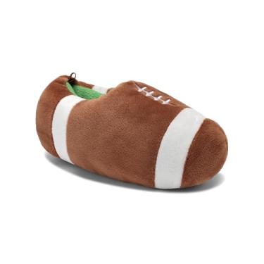 Imagem de Carter's Pantufa para bebês e meninos, Touchdown marrom, X-Small Little Kid