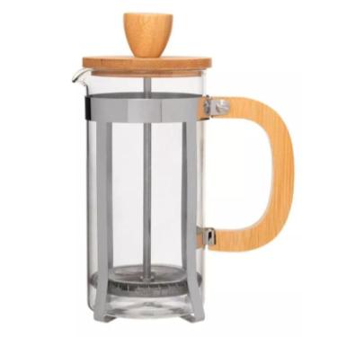 Imagem de Cafeteira Prensa Francesa Vidro Alça Bambu 350 Ml