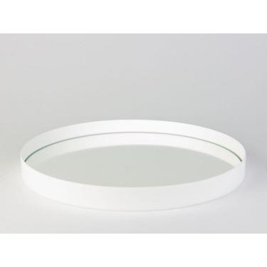 Imagem de Bandeja Decorativa Branca 20 Cm Redonda