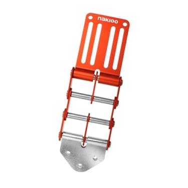 Imagem de Whtkoph Fivela de Cinto de Ferramenta de Liberação Rápida com Clipe de Corrente Ajustável, Haste de aço Inoxidável para Eletricistas, Serviços Pesados ​​e, Vermelho, Tamanho real