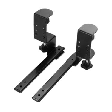 Imagem de Fenteer 2x Bandeja para teclado sob a mesa, gaveta deslizante, gaveta deslizante, fácil instalação, móveis, acessórios resistentes para escritório e casa,