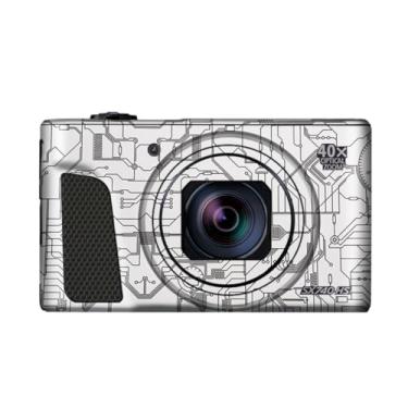 Imagem de SX740HS Película de vinil antirriscos para câmera Canon PowerShot SX740 HS 40x adesivo de acessórios de fotografia de filme de desenho animado (branco circuito)