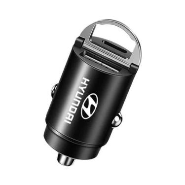 Imagem de Carregador Mini USB Tipo C 100W QC3.0 PD Para Carro, Carregamento Rápi